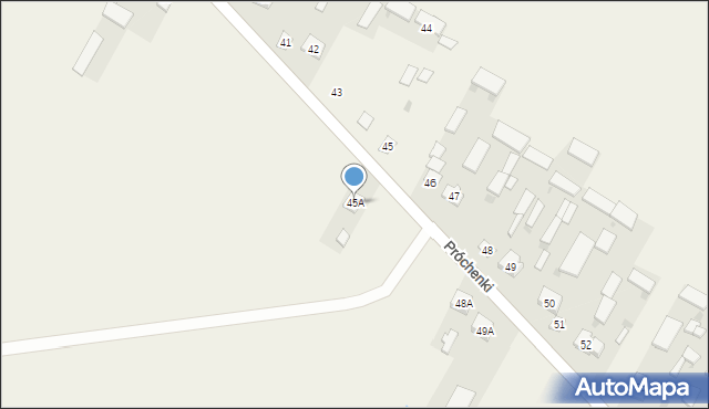 Próchenki, Próchenki, 45A, mapa Próchenki