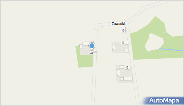 Próchna, Próchna, 41, mapa Próchna