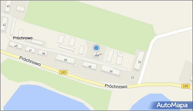 Próchnowo, Próchnowo, 44a, mapa Próchnowo