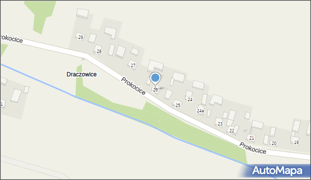 Prokocice, Prokocice, 26, mapa Prokocice