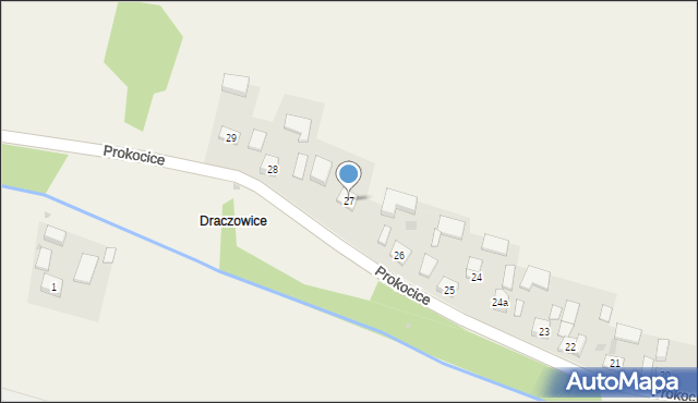 Prokocice, Prokocice, 27, mapa Prokocice