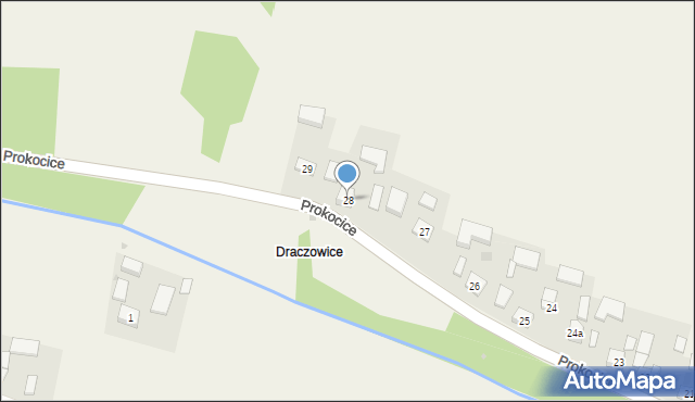 Prokocice, Prokocice, 28, mapa Prokocice