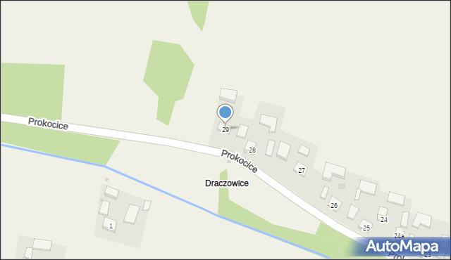 Prokocice, Prokocice, 29, mapa Prokocice