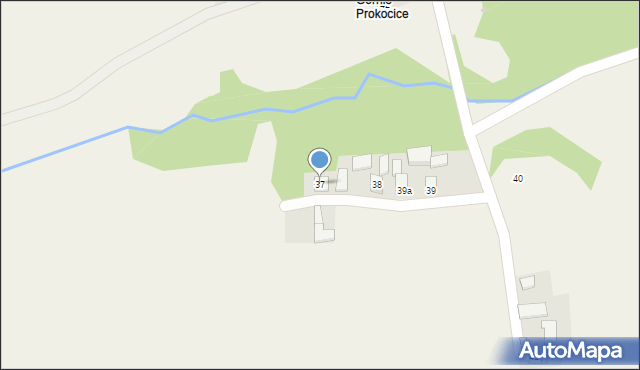 Prokocice, Prokocice, 37, mapa Prokocice