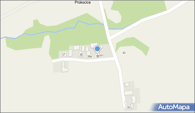 Prokocice, Prokocice, 39, mapa Prokocice