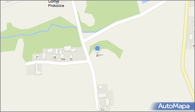 Prokocice, Prokocice, 40, mapa Prokocice