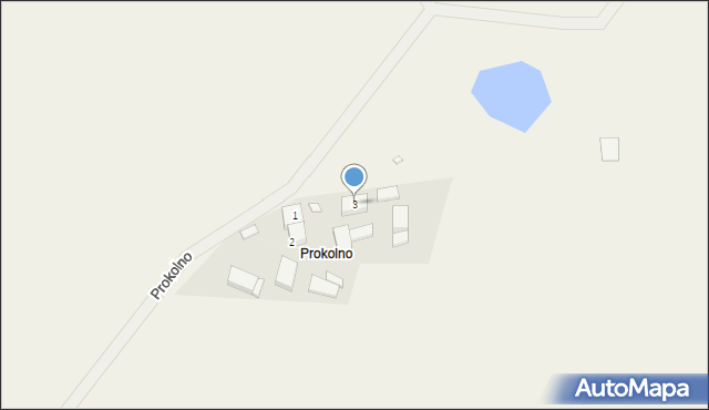 Prokolno, Prokolno, 3, mapa Prokolno