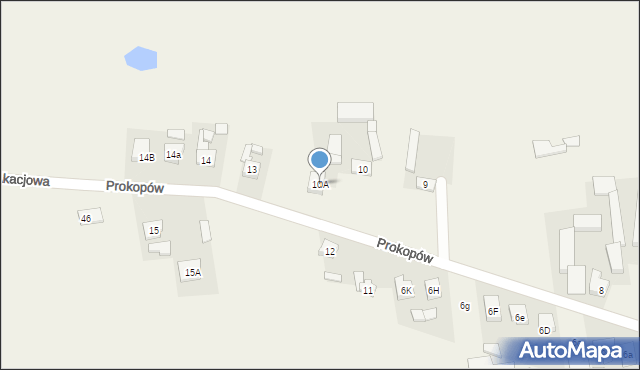 Prokopów, Prokopów, 10A, mapa Prokopów