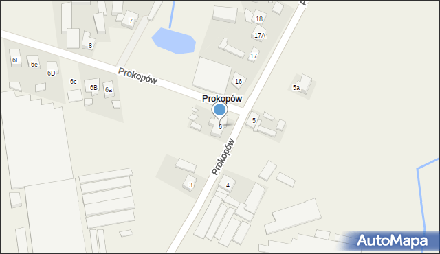 Prokopów, Prokopów, 6, mapa Prokopów