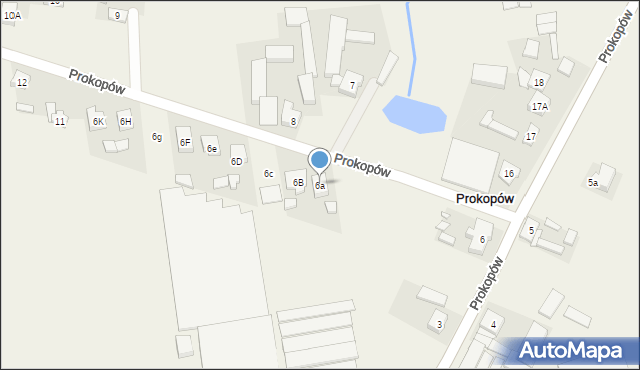 Prokopów, Prokopów, 6a, mapa Prokopów