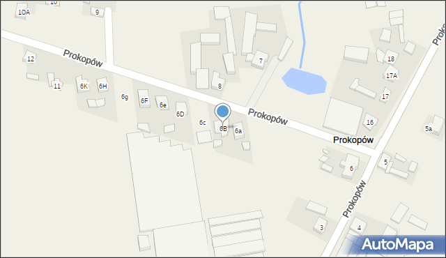 Prokopów, Prokopów, 6B, mapa Prokopów