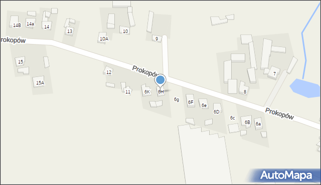 Prokopów, Prokopów, 6H, mapa Prokopów