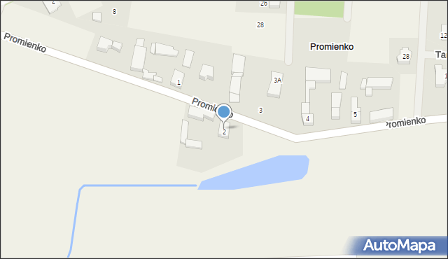 Promienko, Promienko, 2, mapa Promienko