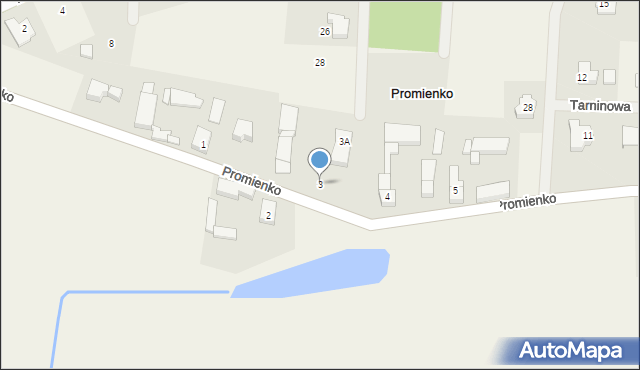 Promienko, Promienko, 3, mapa Promienko