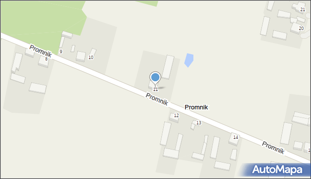 Promnik, Promnik, 11, mapa Promnik