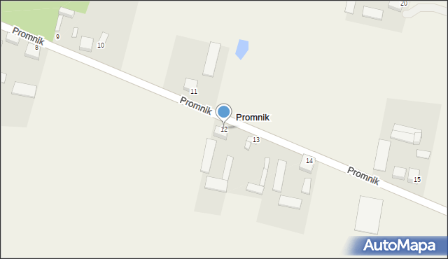 Promnik, Promnik, 12, mapa Promnik