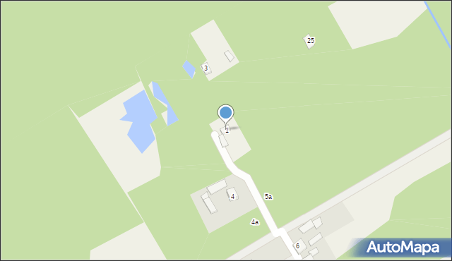 Prościeniec, Prościeniec, 1, mapa Prościeniec