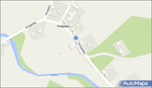 Prosinko, Prosinko, 8, mapa Prosinko