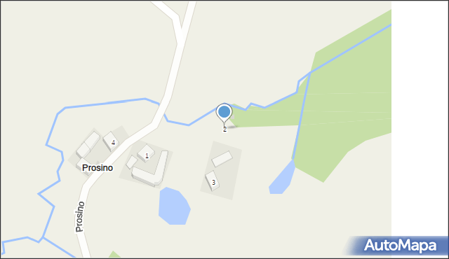 Prosino, Prosino, 2, mapa Prosino