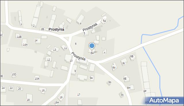 Prostynia, Prostynia, 6A, mapa Prostynia