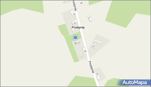 Prostynia, Prostynia, 24, mapa Prostynia