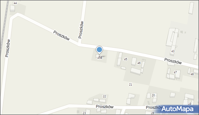 Proszków, Proszków, 45B, mapa Proszków
