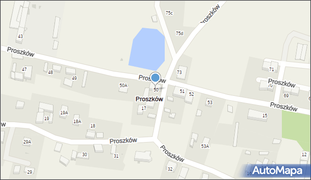 Proszków, Proszków, 50, mapa Proszków