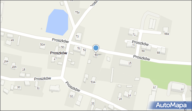 Proszków, Proszków, 53, mapa Proszków