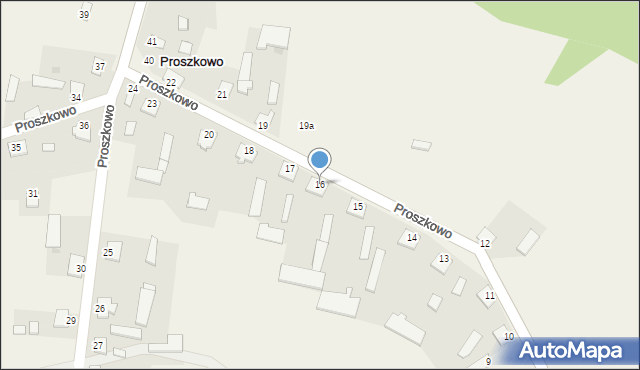 Proszkowo, Proszkowo, 16, mapa Proszkowo