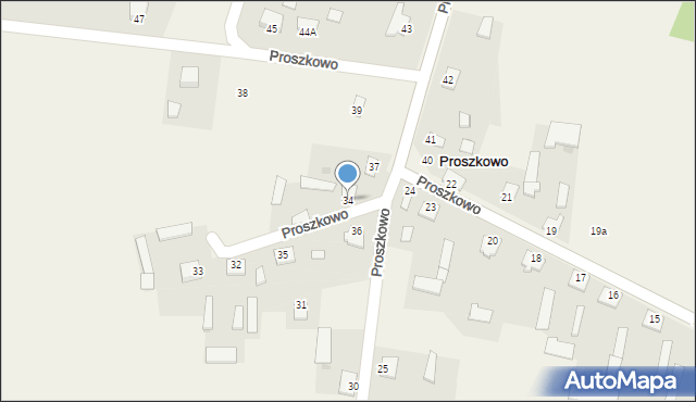 Proszkowo, Proszkowo, 34, mapa Proszkowo