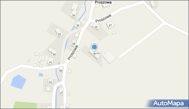 Proszowa, Proszowa, 37, mapa Proszowa