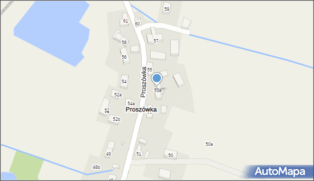 Proszówka, Proszówka, 53a, mapa Proszówka