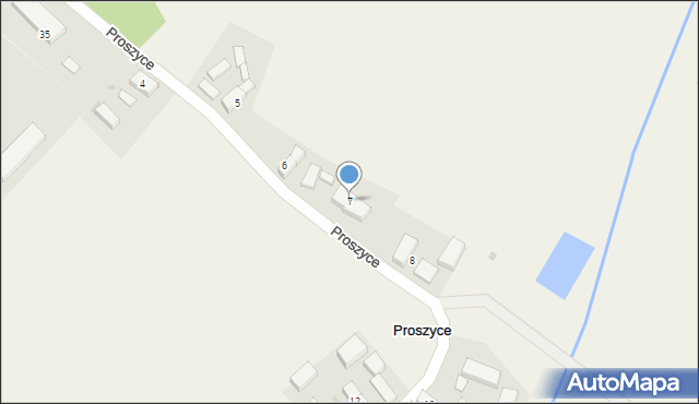 Proszyce, Proszyce, 7, mapa Proszyce