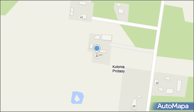 Protasy, Protasy, 41, mapa Protasy