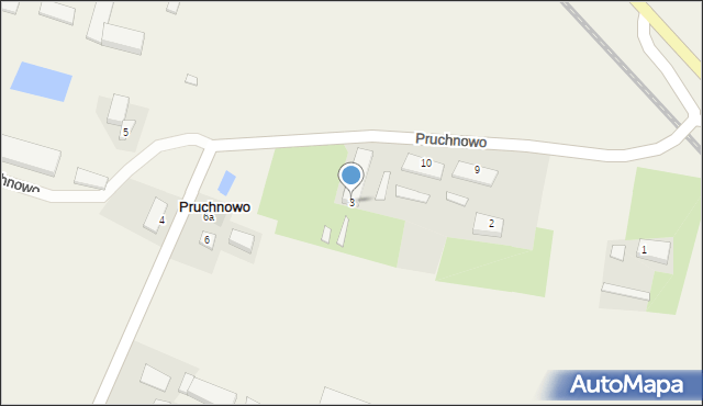 Pruchnowo, Pruchnowo, 3, mapa Pruchnowo