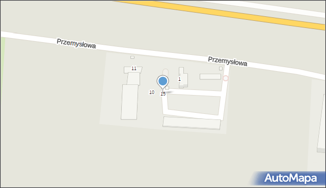 Prudnik, Przemysłowa, 15, mapa Prudnik