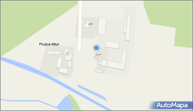 Pruśce, Pruśce, 13, mapa Pruśce