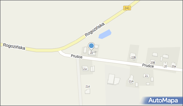 Pruśce, Pruśce, 22, mapa Pruśce
