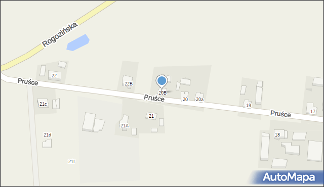 Pruśce, Pruśce, 22d, mapa Pruśce