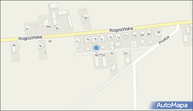 Pruśce, Pruśce, 94, mapa Pruśce