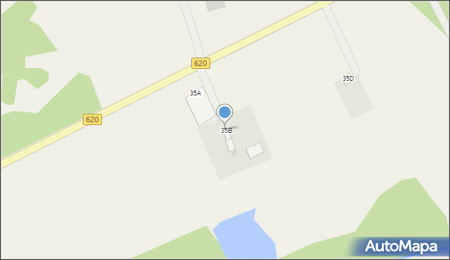 Prusinowice, Prusinowice, 35B, mapa Prusinowice