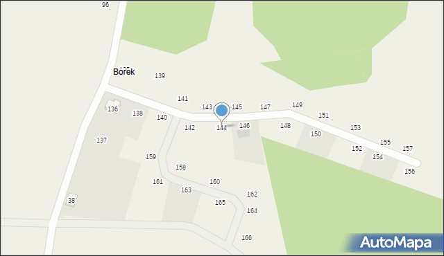 Prusinowice, Prusinowice, 144, mapa Prusinowice