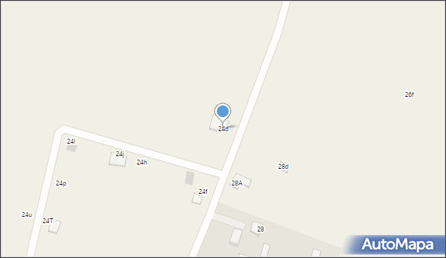 Prusinowice, Prusinowice, 24d, mapa Prusinowice