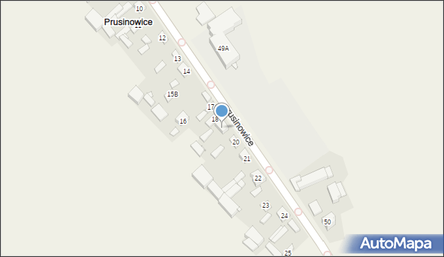 Prusinowice, Prusinowice, 19, mapa Prusinowice