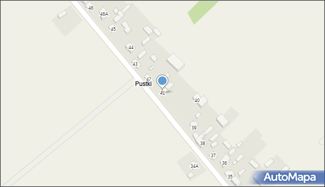 Prusinowice, Prusinowice, 41, mapa Prusinowice