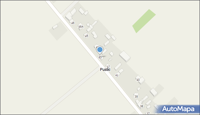 Prusinowice, Prusinowice, 43, mapa Prusinowice