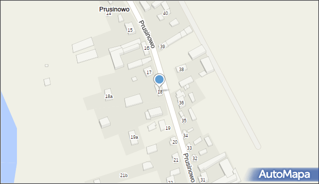 Prusinowo, Prusinowo, 18, mapa Prusinowo