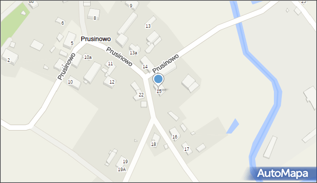 Prusinowo, Prusinowo, 15, mapa Prusinowo