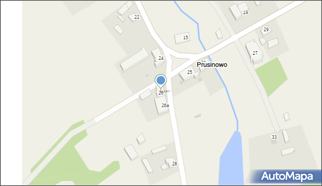 Prusinowo, Prusinowo, 26, mapa Prusinowo