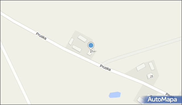 Pruska, Pruska, 41, mapa Pruska